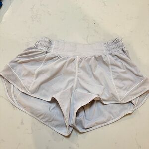Lululemon Athletica White Women's Athletic Shorts